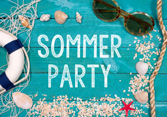 Sommer Party - Einladung zum Sommerfest