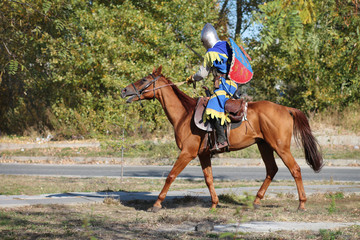 Knight on horseback