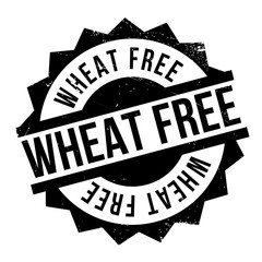 Wheat Free rubber stamp. Grunge design with dust scratches. Effects can be easily removed for a clean, crisp look. Color is easily changed.