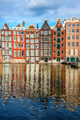 Obraz premium Houses in Amsterdam