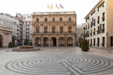 Plaza Mayor of Castellón de la Plana, building of the town hall