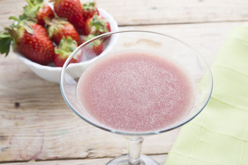Strawberry soup