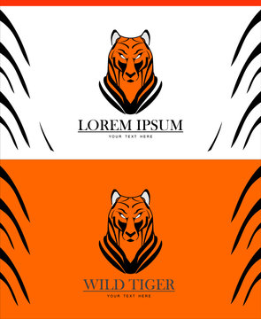 tiger, tiger head.