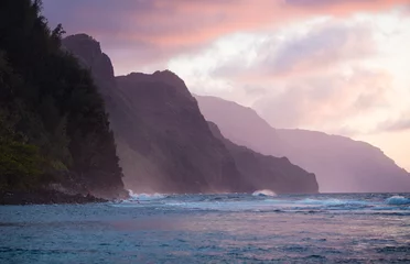 Deurstickers Na Pali coast blue hour © jdross75
