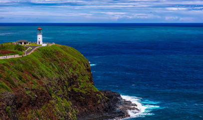 Fototapeta na wymiar Kauai lighthouse