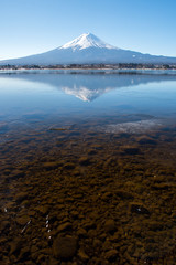 Kawaguchiko lake and mt.Fuji