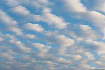 Cloud on blue sky in the daytime.