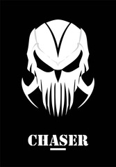 Chaser. Hunter. Skull with claw. White Mask. Phantom. Alien.