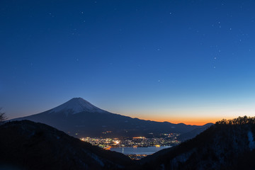 Fototapeta na wymiar Mount Fuji view point