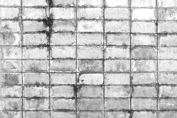white surface of old weathered brick concrete.