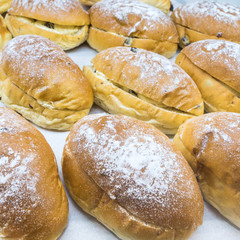 Pastries, Bread and Dessert on display