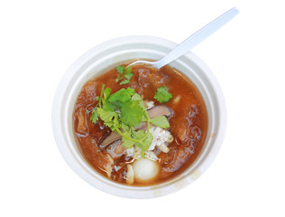 Chinese soup or fish maw soup.