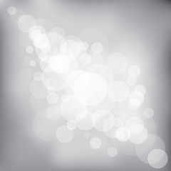 Vector abstract background bokeh of black and white tones.