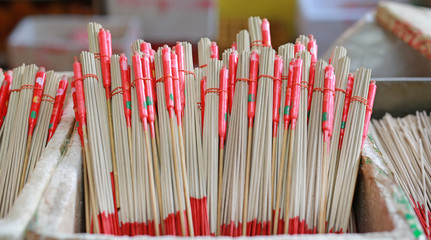 incense sticks put together