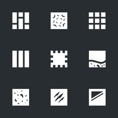 Vector Set of Flooring Icons.