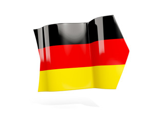 Arrow with flag of germany