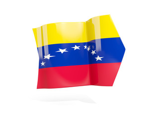 Arrow with flag of venezuela