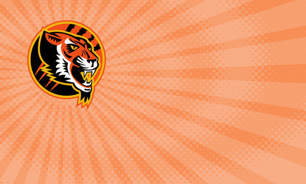 Tiger Athletics Business card