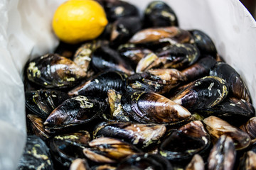 Turkish Street Food Stuffed Mussels / Midye Dolma