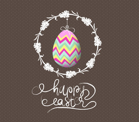 easter egg invited greeting card