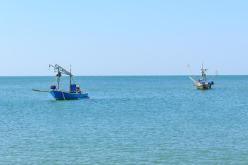 Obraz premium Boat on the sea