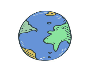 globe cartoon