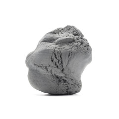 Isolated kneaded eraser. Kneaded eraser on a white background.