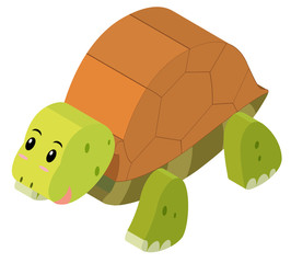 3D design for cute turtle