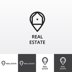 Realty service vector logo eps