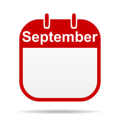 September calendar icon 