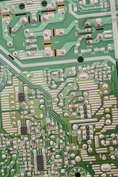 Green Circuit Board Macro
