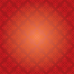 red vintage pattern - vector background