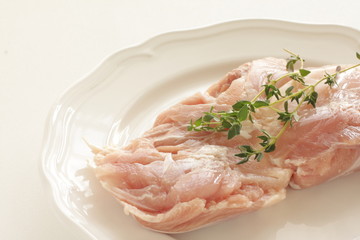 home cooking, prepared chicken tight and herbal