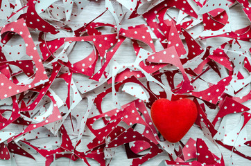 Happy Valentine's Day. Heart. Love. Celebratory background