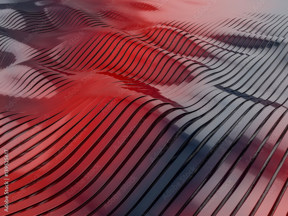 Poster abstract swirly colorful shape background. 3d rendering