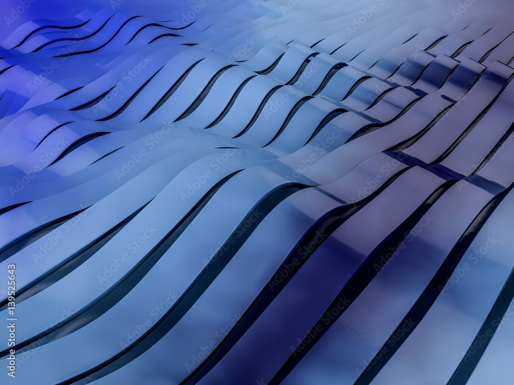 Poster abstract swirly colorful shape background. 3d rendering