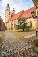Stadtkirche in Lutherstadt Wittenberg, Sachsen-Anhalt in Deutschland