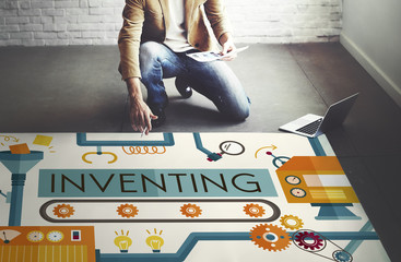 Inventing Innovation Create Creative Process Concept