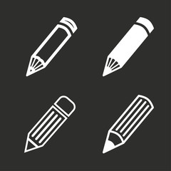 Pen icon set.