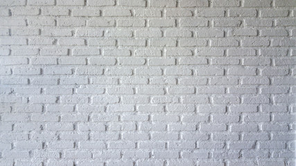 White brick wall texture or background.