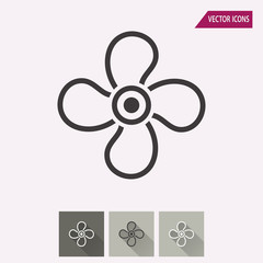 Fan - vector icon.