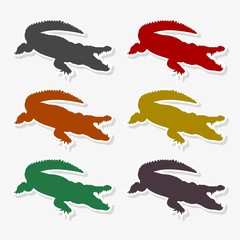 Crocodile icon - Illustration