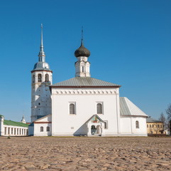Gold ring of Russia. Ancient Russian city of Suzdal