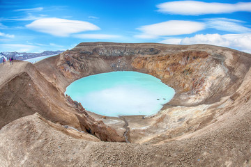 Lago e cratere viti Islanda © Gianfranco Bella