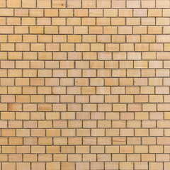 pattern of old orange brick wall