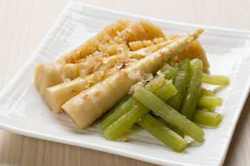 筍とフキの土佐煮