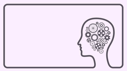 Human head gears frame