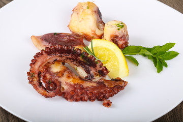Grilled octopus