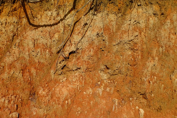 Orange Brown Soil Texture Background