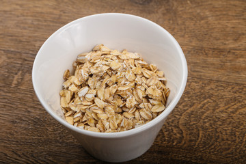 Raw oatmeal